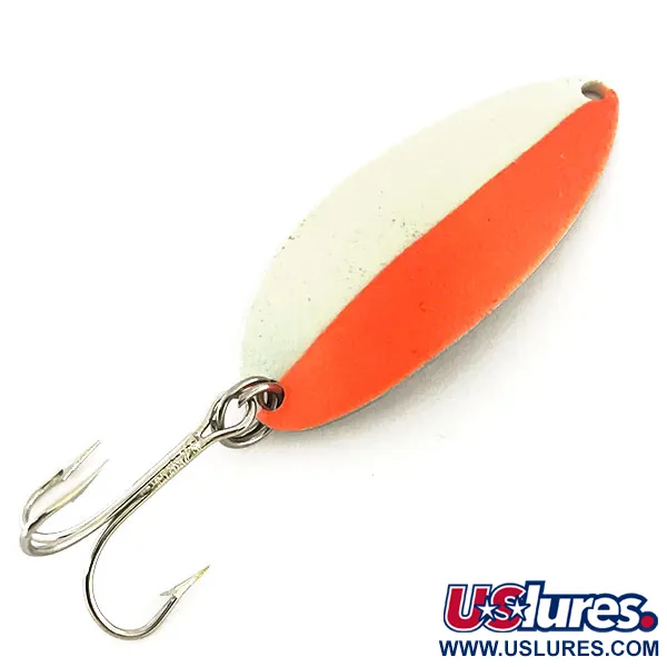  Acme Little Cleo (світиться в темряві), білий/помаранчевий/нікель, 11 г, блесна коливалка (колебалка) #8687