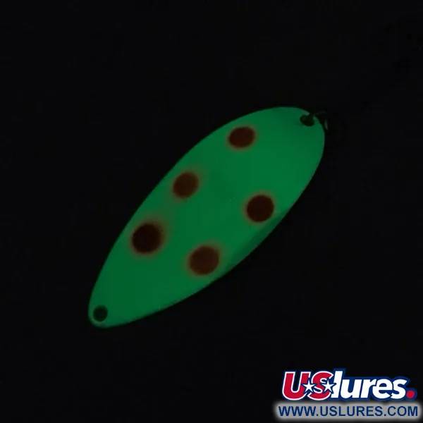  Acme Little Cleo (світиться в темряві), білий/червоний/нікель, 21 г, блесна коливалка (колебалка) #8689