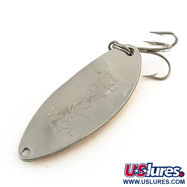 Seneca Little Cleo (Hula Girl, світиться в темряві), помаранчевий/білий/нікель, 18 г, блесна коливалка (колебалка) #8692