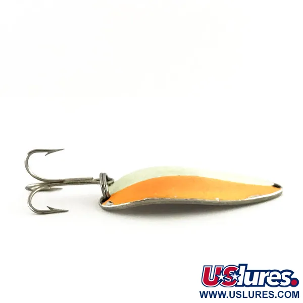 Seneca Little Cleo (Hula Girl, світиться в темряві), помаранчевий/білий/нікель, 18 г, блесна коливалка (колебалка) #8692