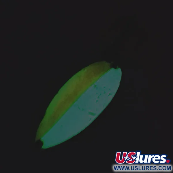 Seneca Little Cleo (Hula Girl, світиться в темряві), помаранчевий/білий/нікель, 18 г, блесна коливалка (колебалка) #8692