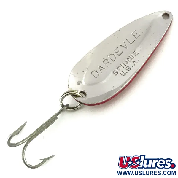 Eppinger Dardevle Spinnie, червоний/білий/нікель, 9 г, блесна коливалка (колебалка) #8710