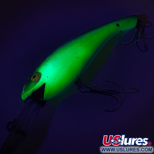  Cotton Cordell Wally Diver UV (світиться в ультрафіолеті), зелений, 14 г, воблер #8718