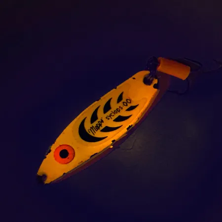 Mepps Syclops 00 UV (світиться в ультрафіолеті), неоновий помаранчевий, 4,5 г, блесна коливалка (колебалка) #8727