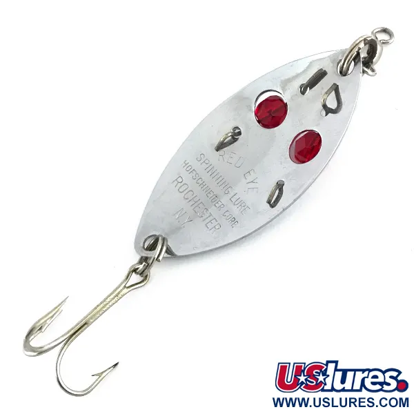 Hofschneider Red Eye Junior, нікель/червоні очі, 11 г, блесна коливалка (колебалка) #8737