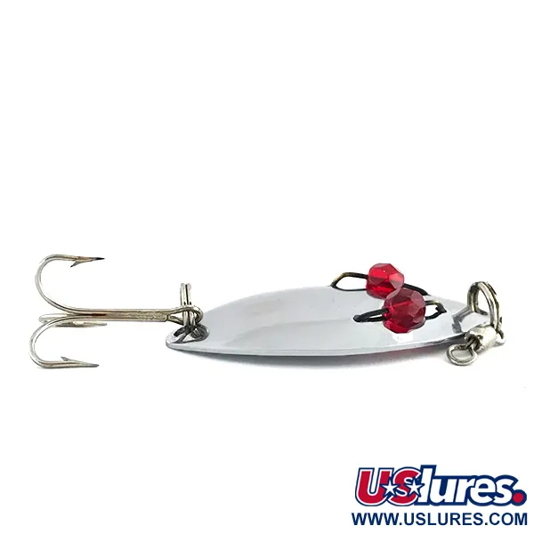 Hofschneider Red Eye Junior, нікель/червоні очі, 11 г, блесна коливалка (колебалка) #8737