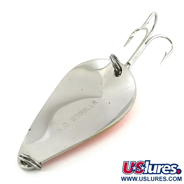 Acme K.O. Wobbler, нікель/помаранчевий, 21 г, блесна коливалка (колебалка) #8765