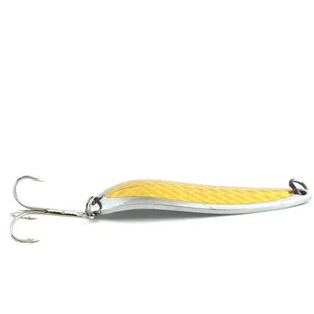 Luhr Jensen Krocodile DIE #5, нікель/золота голограма, 28 г, блесна коливалка (колебалка) #8766