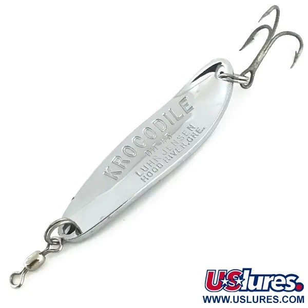 Luhr Jensen Krocodile DIE #3, нікель, 14 г, блесна коливалка (колебалка) #8772