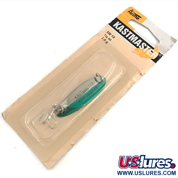 Acme Kastmaster, нікель/зелений, 7 г, блесна коливалка (колебалка) #8777