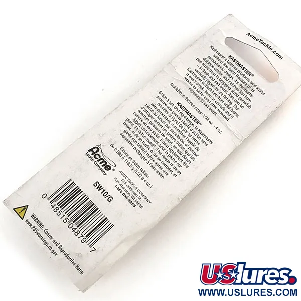 Acme Kastmaster, нікель/зелений, 7 г, блесна коливалка (колебалка) #8777