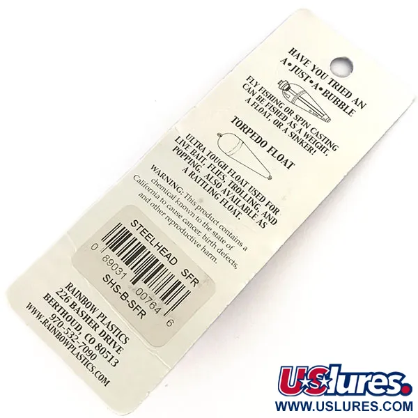 Rainbow Plastics Steelhead UV (світиться в ультрафіолеті), неоновий помаранчевий, 14 г, блесна коливалка (колебалка) #8780