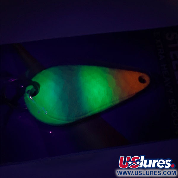 Rainbow Plastics Steelhead UV (світиться в ультрафіолеті), райдужний, 14 г, блесна коливалка (колебалка) #8781