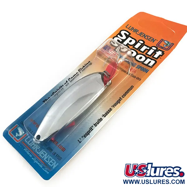 Luhr Jensen Spirit Spoon, нікель, 21 г, блесна коливалка (колебалка) #8782