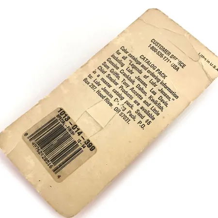 Luhr Jensen Little Jewel, Карбована латунь/червоний, 7 г, блесна коливалка (колебалка) #8789