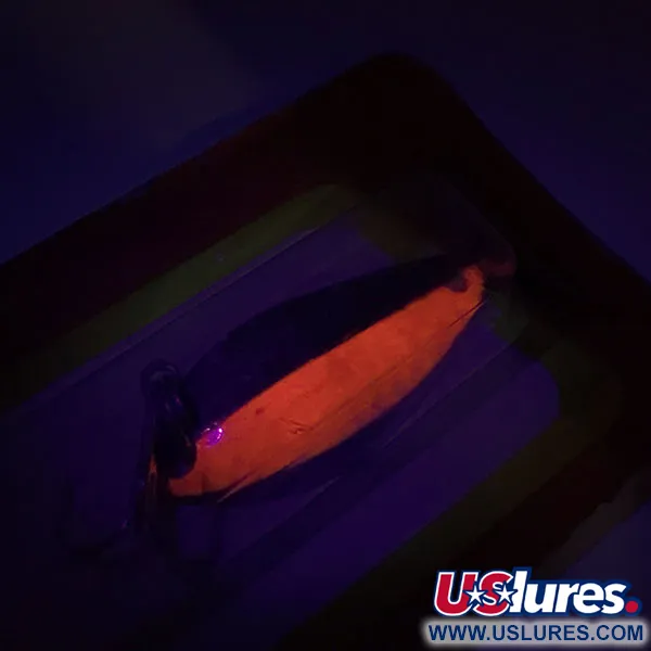 Luhr Jensen Little Jewel, Карбована латунь/червоний, 7 г, блесна коливалка (колебалка) #8789