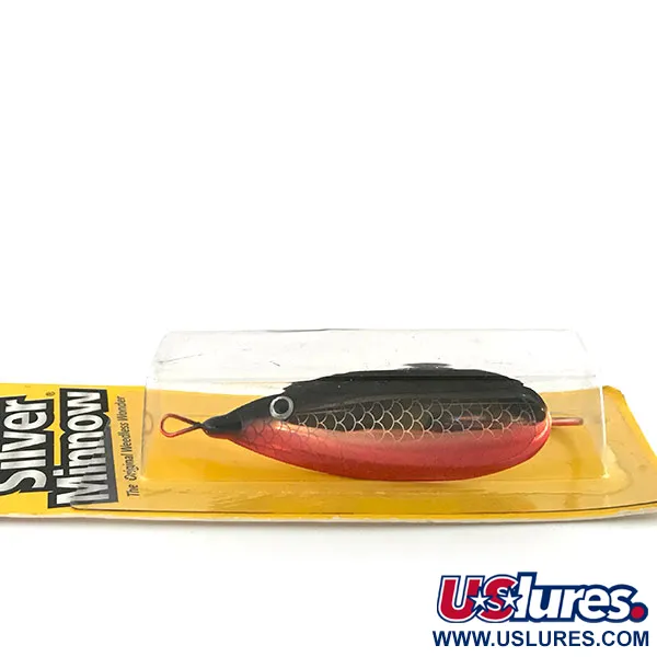 Незачіпляйка Johnson Silver Minnow, червоний/чорний/золото, 14 г, блесна коливалка (колебалка) #8790