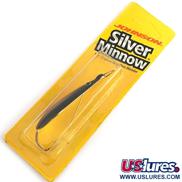 Незачіпляйка Johnson Silver Minnow, червоний/чорний/золото, 14 г, блесна коливалка (колебалка) #8790