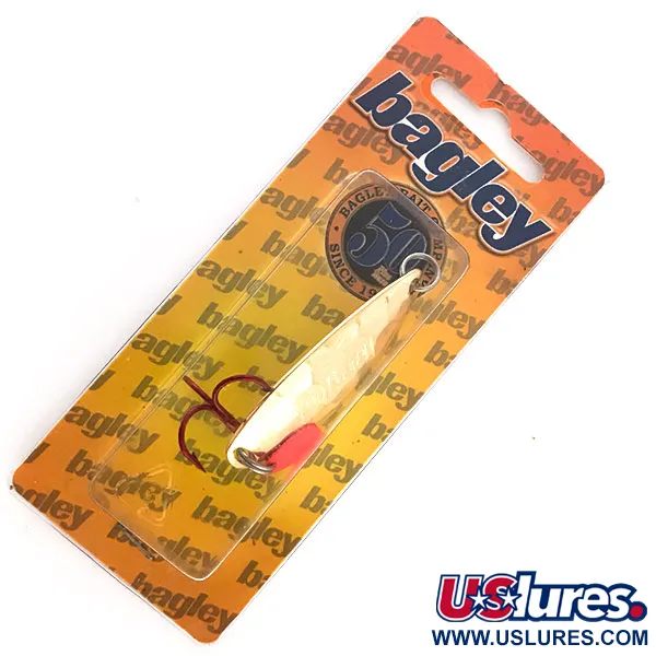  Bagley, золото, 9 г, блесна коливалка (колебалка) #8792