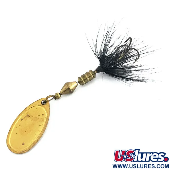 Yakima Bait Sonic Rooster Tail, золото/коричневий, 5 г, блешня оберталка (вертушка) #8818
