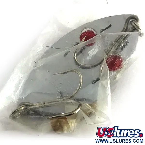  Herter's Glass eye spoon, нікель/червоні очі, 25 г, блесна коливалка (колебалка) #8836