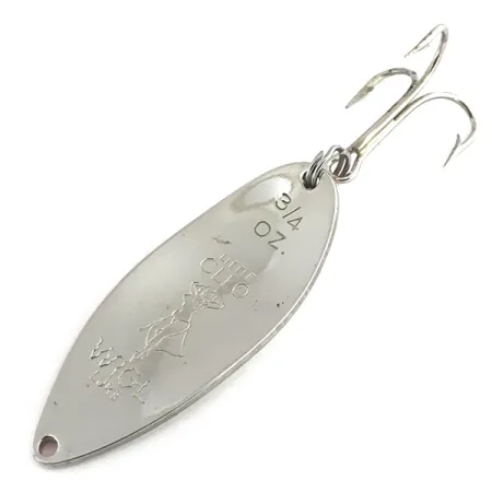 Seneca Little Cleo (Hula Girl), білий перламутр/червоний, 21 г, блесна коливалка (колебалка) #8843