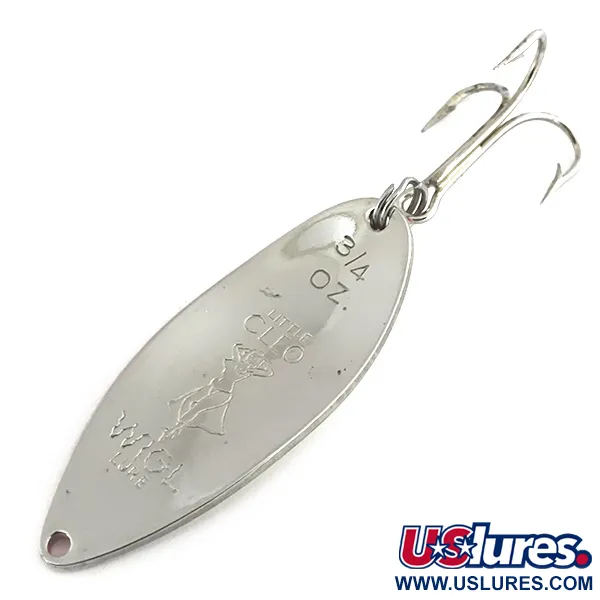 Seneca Little Cleo (Hula Girl), білий перламутр/червоний, 21 г, блесна коливалка (колебалка) #8843