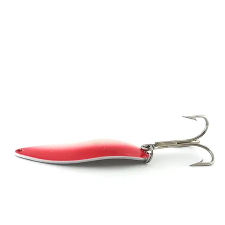 Seneca Little Cleo (Hula Girl), білий перламутр/червоний, 21 г, блесна коливалка (колебалка) #8843