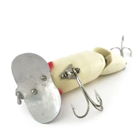 Fred Arbogast Jitterbug, червоний/білий, 14 г, воблер #8911