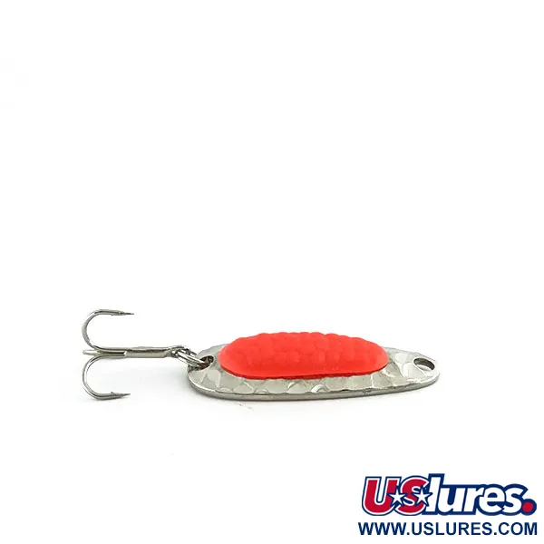 Blue Fox Pixee UV (світиться в ультрафіолеті), карбований нікель/рожевий, 4,5 г, блесна коливалка (колебалка) #8920