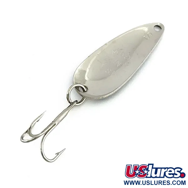 Worth Chippewa Steel Spoon, чорний/білий/нікель, 5 г, блесна коливалка (колебалка) #8922