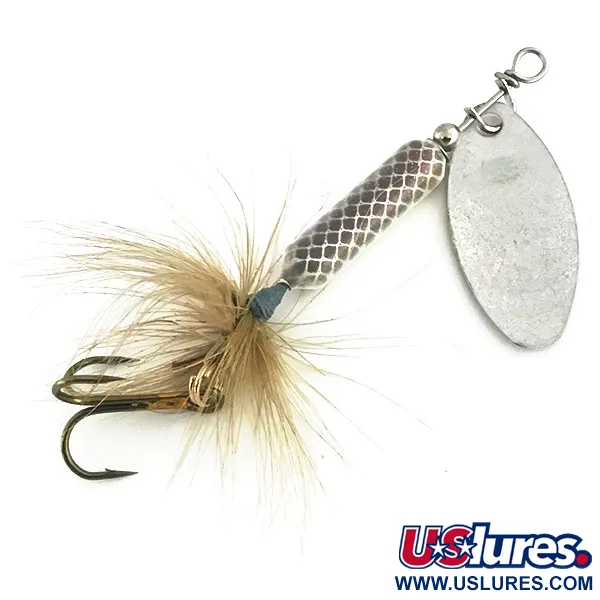 Yakima Bait Worden’s Original Rooster Tail, срібло/сірий, 4,7 г, блешня оберталка (вертушка) #8932