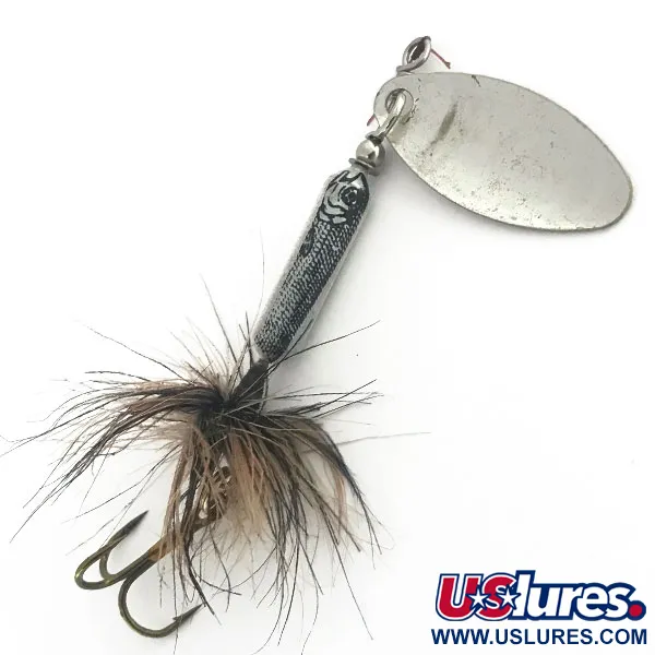 Yakima Bait Worden’s Original Rooster Tail, срібло, 4,7 г, блешня оберталка (вертушка) #8933