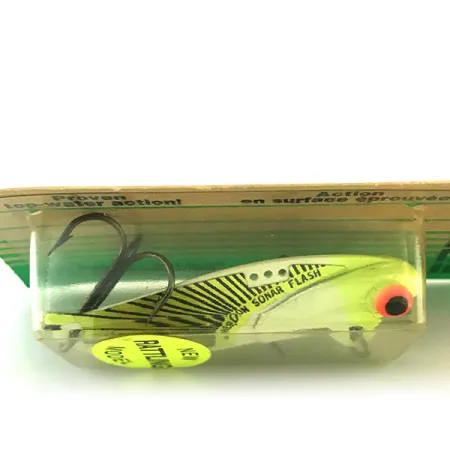 Heddon Rattling Sonar Flash 433F UV (світиться в ультрафіолеті), Chartreuse, 14 г, блесна коливалка (колебалка) #8948