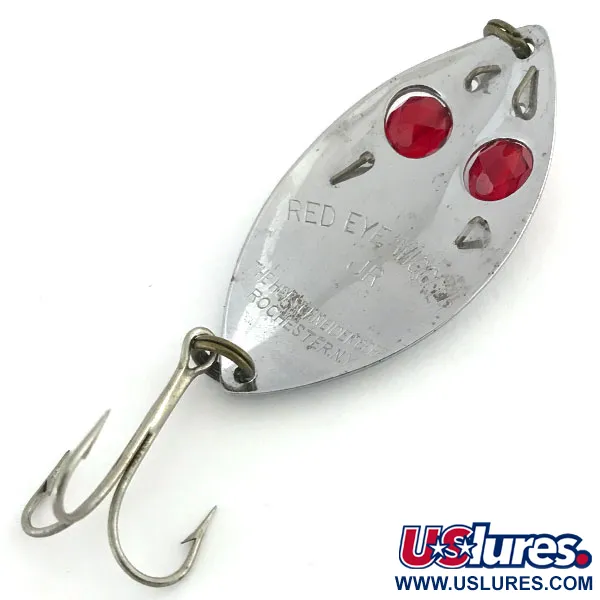 Hofschneider Red Eye Junior, нікель/червоні очі, 11 г, блесна коливалка (колебалка) #8959