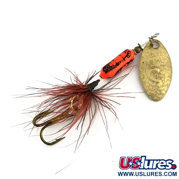 Yakima Bait Worden’s Original Rooster Tail, золото, 1,77 г, блешня оберталка (вертушка) #8974