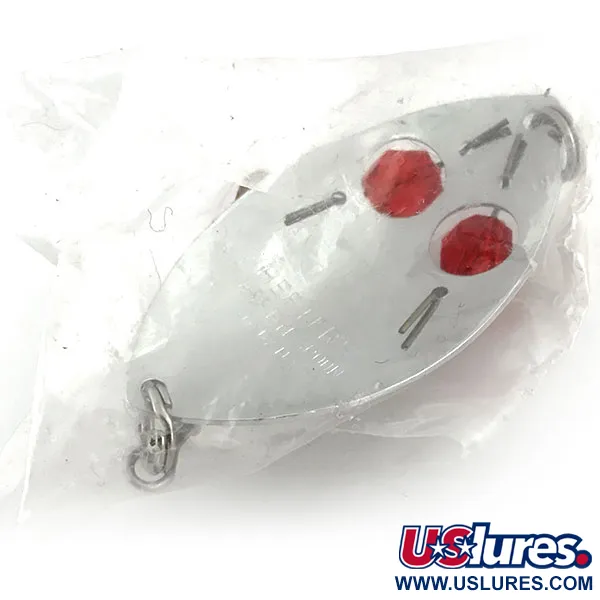  Herter's Glass eye spoon, нікель/червоний, 11 г, блесна коливалка (колебалка) #8987