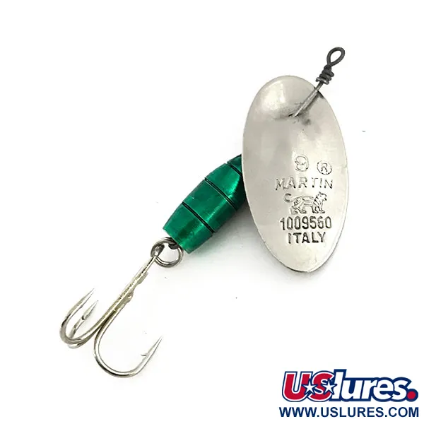  Panther Martin 9, нікель/зелений, 11 г, блешня оберталка (вертушка) #8988