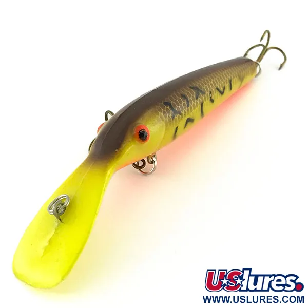 Lindy / Little Joe Lindy Little Joe Master's Series Baitfish UV, жовтий/коричневий тигр, 12 г, воблер #8991