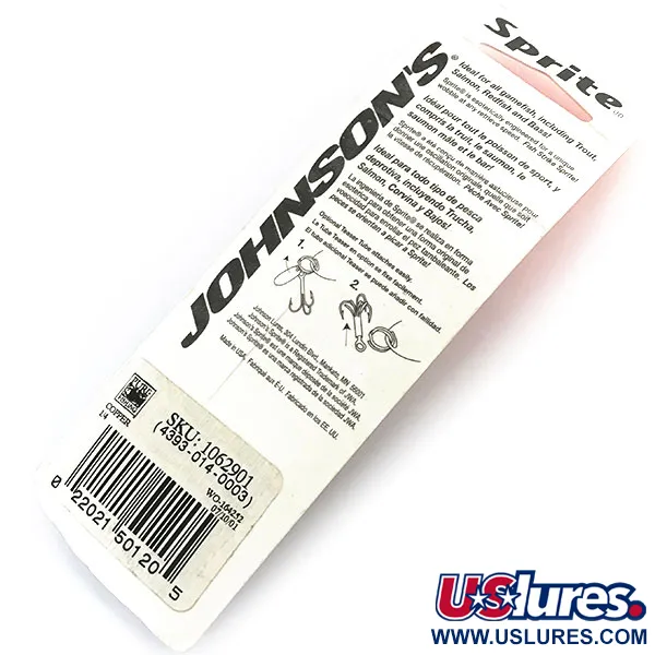 Johnson Sprite, мідь, 7 г, блесна коливалка (колебалка) #8994