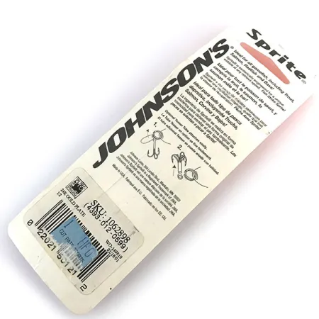 Johnson Sprite з покриттям 24-каратним золотом, золото покриття справжнім  24 каратним золотом, 14 г, блесна коливалка (колебалка) #8995