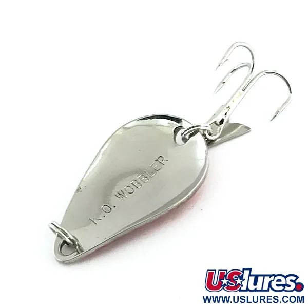 Acme K.O. Wobbler, нікель/червоний, 7 г, блесна коливалка (колебалка) #9003