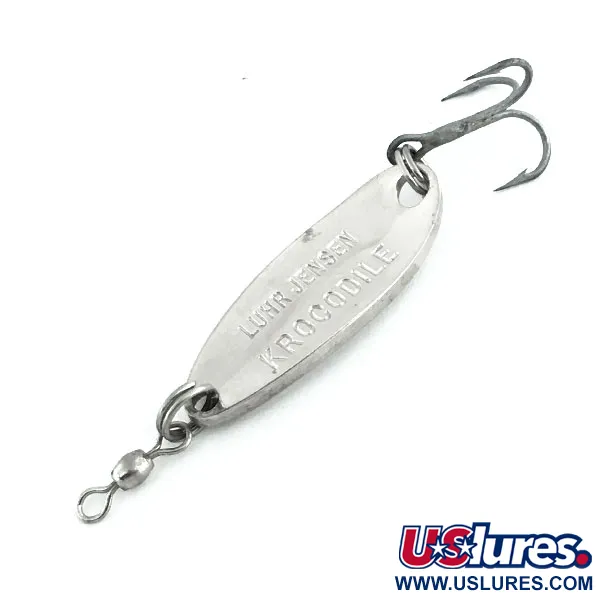 Luhr Jensen Krocodile, нікель, 7 г, блесна коливалка (колебалка) #9011