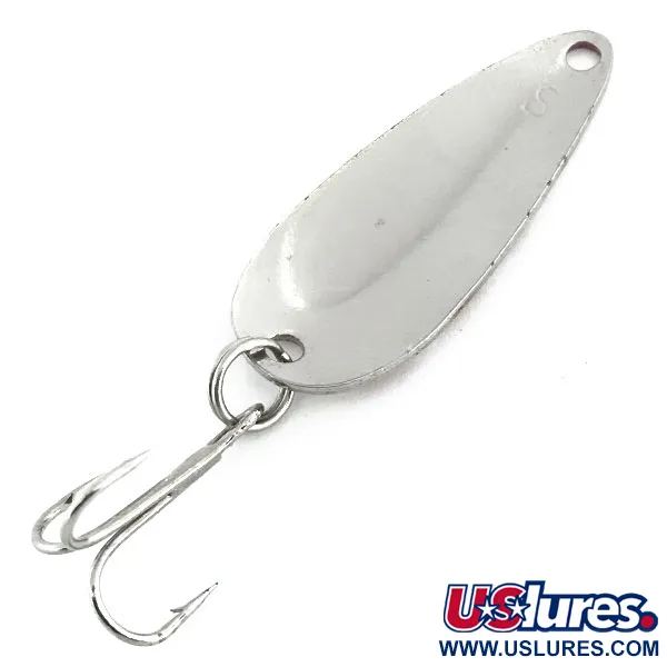 Worth Chippewa Steel Spoon, червоний/білий/нікель, 5 г, блесна коливалка (колебалка) #9012