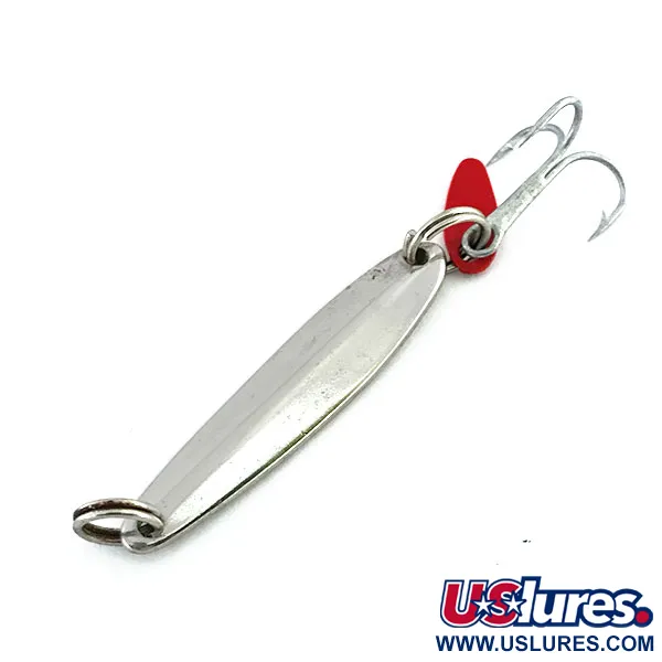  Bay de Noc Swedish Pimple, нікель/рожевий з зеленим відливом, 5 г, блесна коливалка (колебалка) #9015