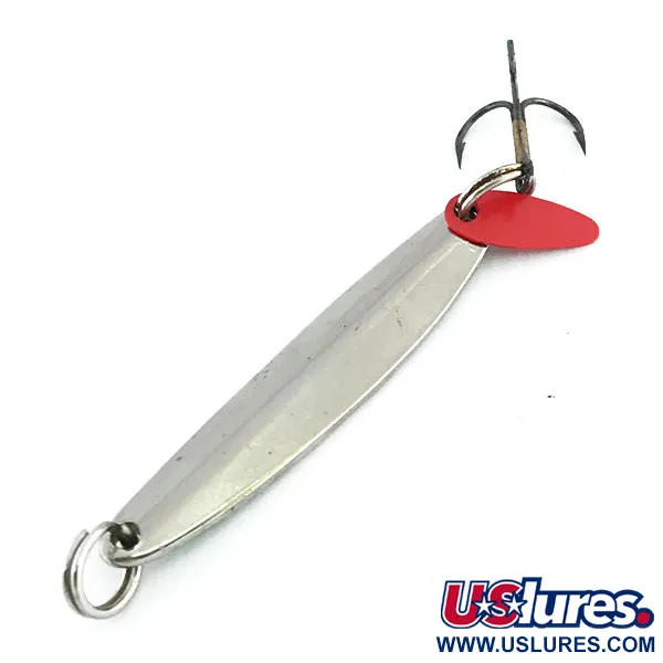 Bay de Noc Swedish Pimple, нікель/зелений, 6 г, блесна коливалка (колебалка) #9016