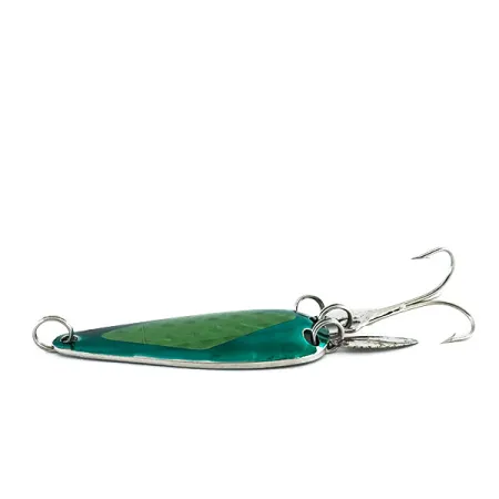 Marathon з пелюстками, нікель/зелений, 12 г, блесна коливалка (колебалка) #9023