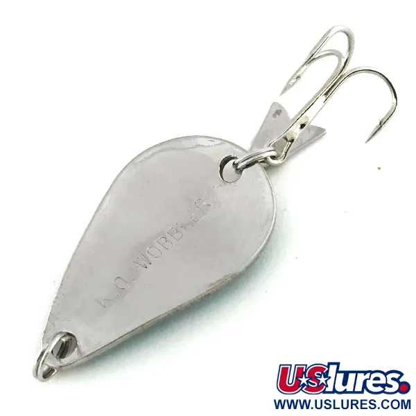 Acme K.O. Wobbler, нікель/зелений, 7 г, блесна коливалка (колебалка) #9028