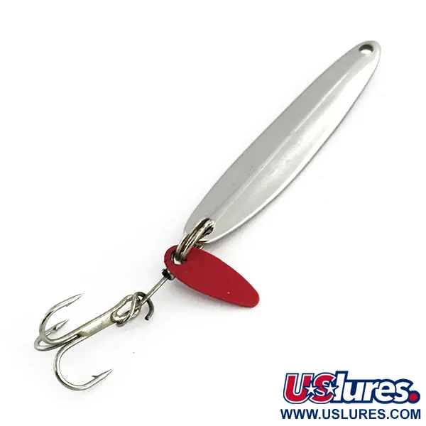  Bay de Noc Swedish Pimple UV (світиться в ультрафіолеті), нікель/помаранчевий, 6 г, блесна коливалка (колебалка) #9051