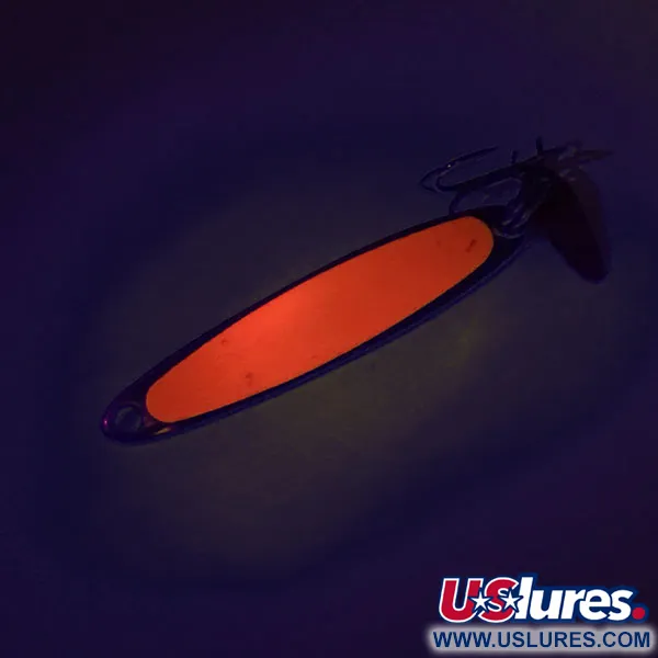  Bay de Noc Swedish Pimple UV (світиться в ультрафіолеті), нікель/помаранчевий, 6 г, блесна коливалка (колебалка) #9051